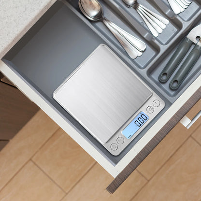 Digital Kitchen Scale 3000g/0.1g with LCD Display, Mini Jewelry Pocket Food Scale for Home Use