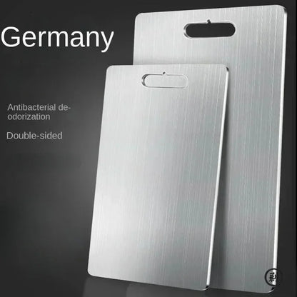 Stainless Steel Panel and Chopping Board Kitchen Household Thickened Double Sided Cutting Board Block Kneading Dough Board