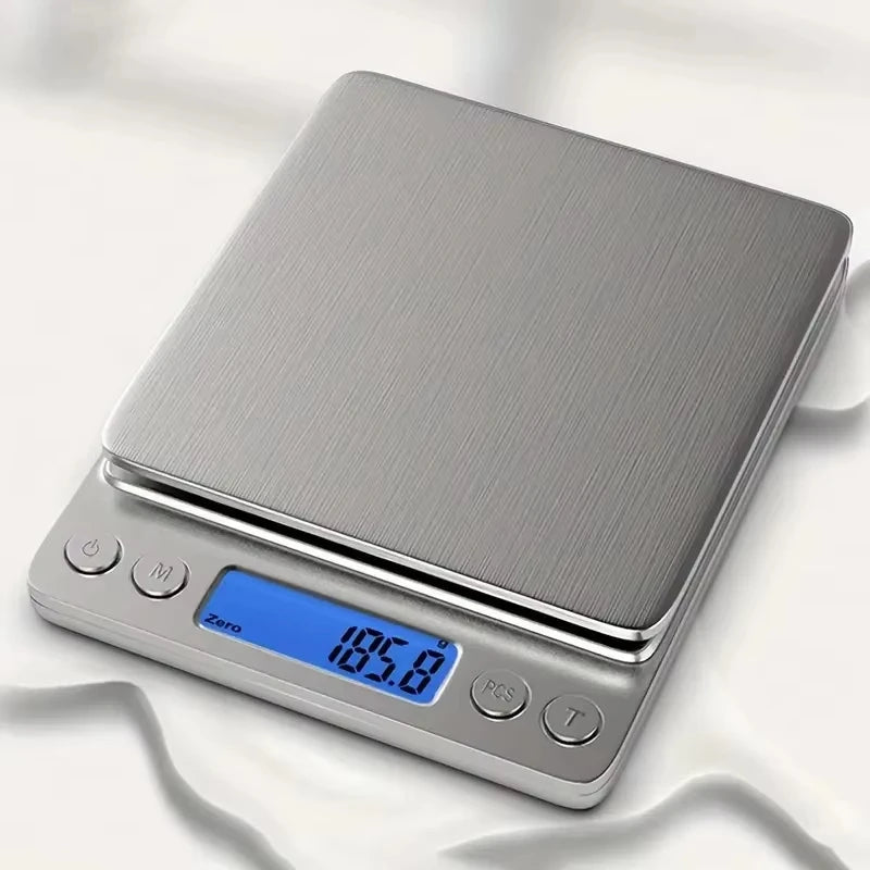 Digital Kitchen Scale 3000g/0.1g with LCD Display, Mini Jewelry Pocket Food Scale for Home Use